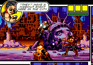Скриншот игры Comix Zone